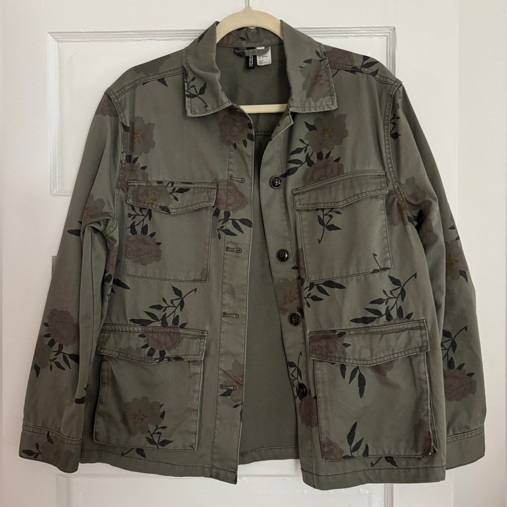 H&M floral camo jacket